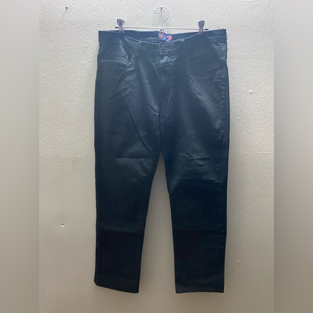 Men’s English Laundry Black Jean like slacks size 33x30 Tote9